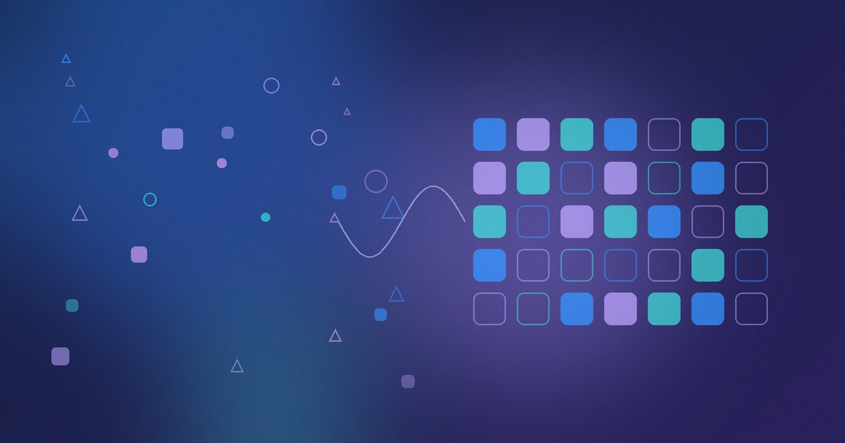 Loose shapes settling into an ordered grid, like a coding agent turning failing tests into passing ones