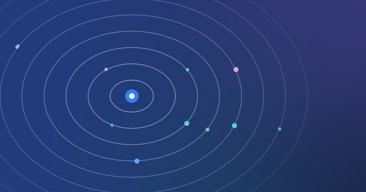Soft rings spreading out from a small point, like a voice on a phone line