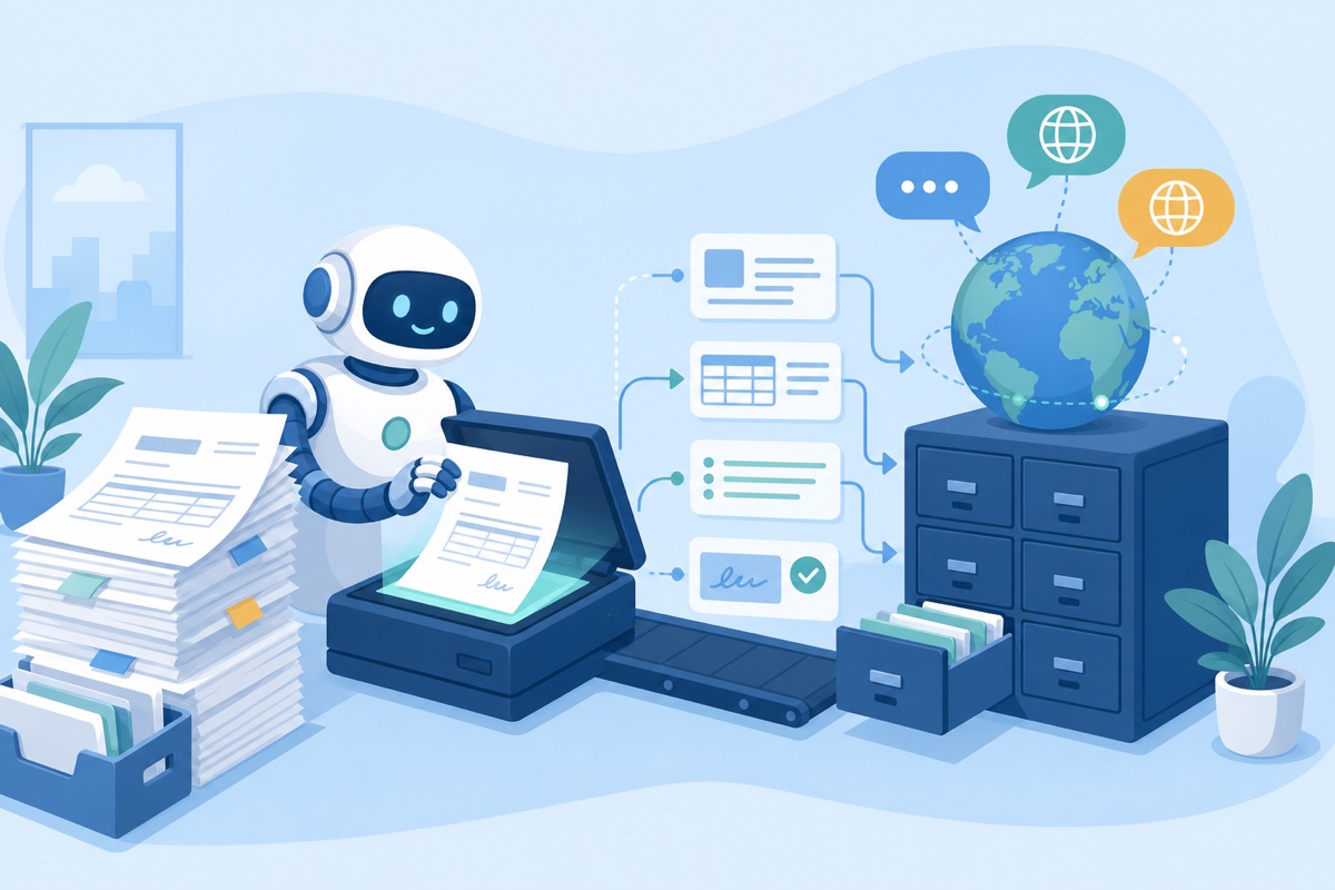 Documents being turned into structured data